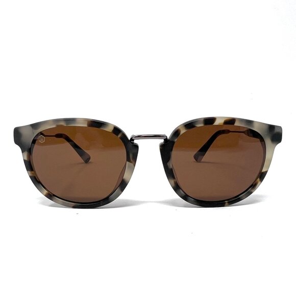 Taylor Morris Falcon 32055 Unisex Sunglasses Tortoise Pattern 49-21-145 Rare GUC - Picture 2 of 9